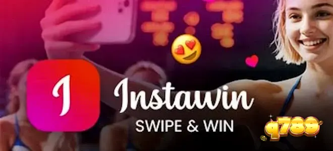 Instawin گیم کا انٹرفیس جو سوشل میڈیا فیڈ سے متاثر ہے